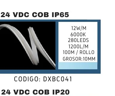 24 VDC COB IP65 - DXBC041