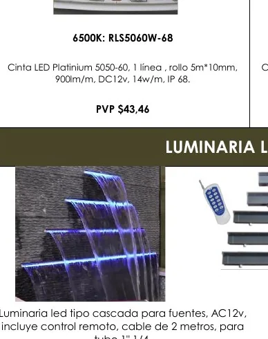 Cinta LED Platinium 5050-60, 1 Línea , Rollo 5M*10MM, Cinta - RLS5060W-68