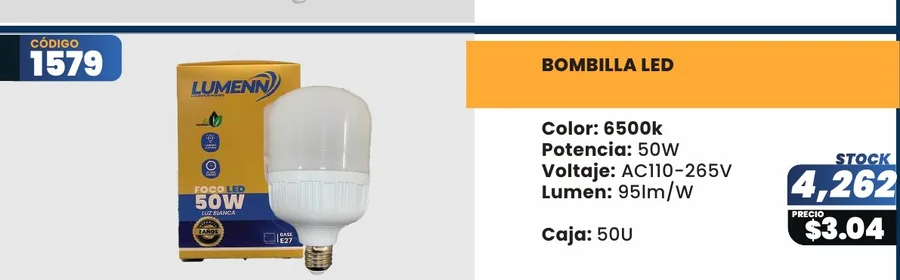 BOMBILLA LED - 1579