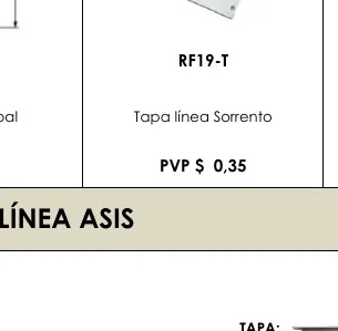 Opal Tapa Línea Sorrento - RF19-T