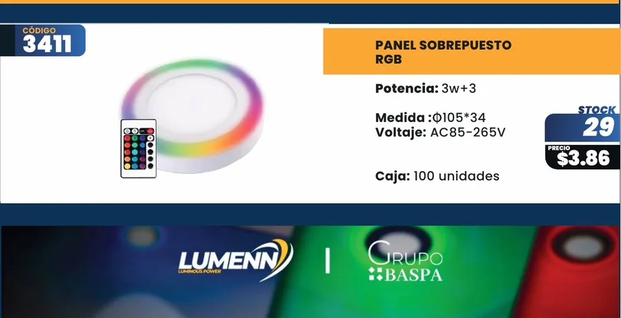 PANEL Sobrepuesto - 3411