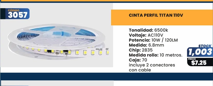 CINTA LED 110V TITAN - 3057