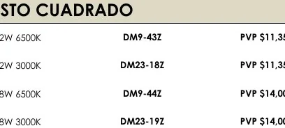 Sobrepuesto CUADRADO - DM9-43Z