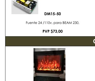 Fuente 24 /110V, para BEAM 230, - DM15-50
