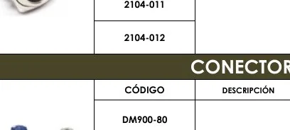 CONECTOR - 2104-012
