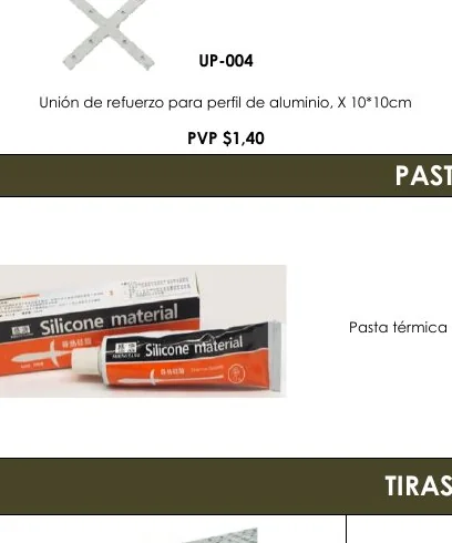 Unión de Refuerzo para Perfil de Aluminio, X 10*10CM - UP-004