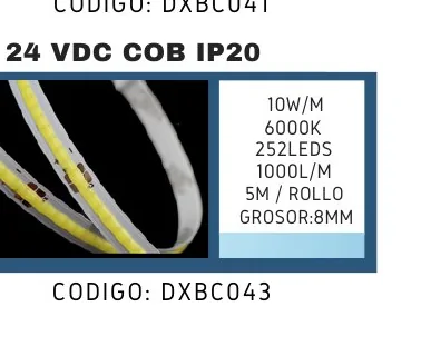 24 VDC COB IP20 - DXBC043