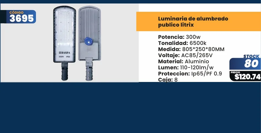 Luminaria de Alumbrado - 3695