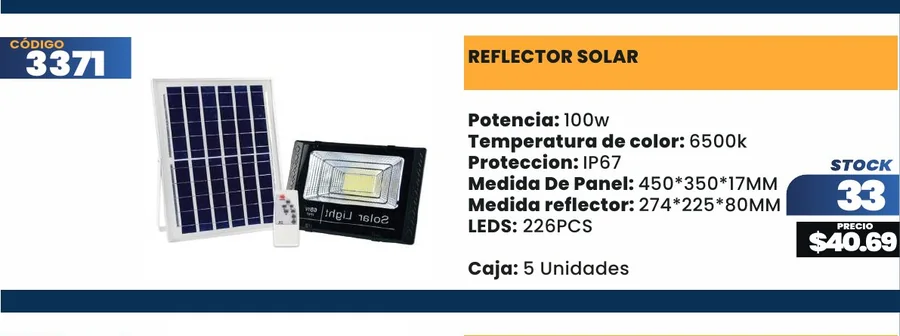 Reflector SOLAR - 3371