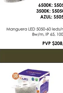 Manguera LED 5050-60 Leds/m - S5050-B