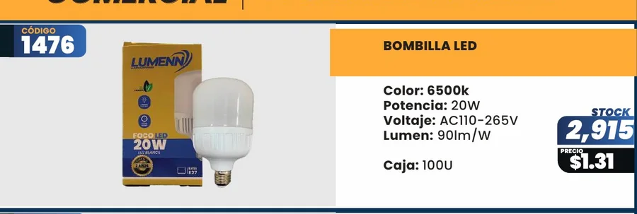 BOMBILLA LED - 1476