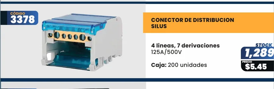 CONECTOR DE Distribucion - 3378