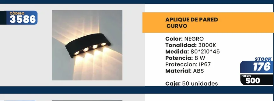 APLIQUE DE PARED - 3586
