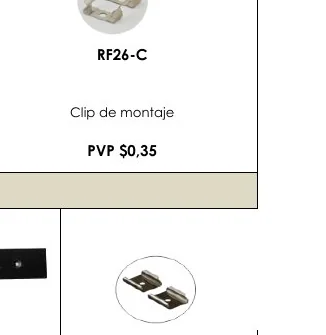 Clip de Montaje - RF26-C