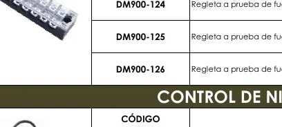 DM900-124 Regleta A Prueba de Fuego - DM900-125