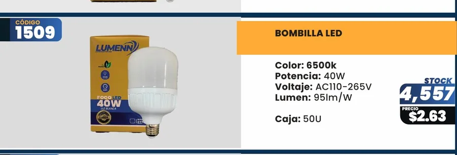 BOMBILLA LED - 1509