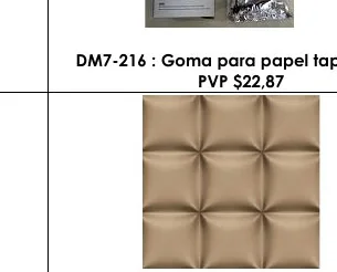 : Goma para Papel Tapiz, - DM7-216