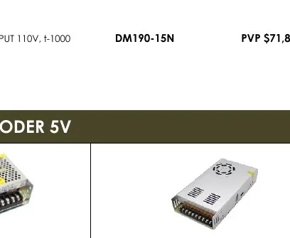 INPUT 110V, T-1000 - DM190-15N