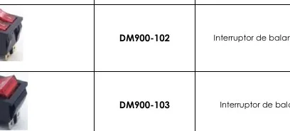 Interruptor de Balancin - DM900-102