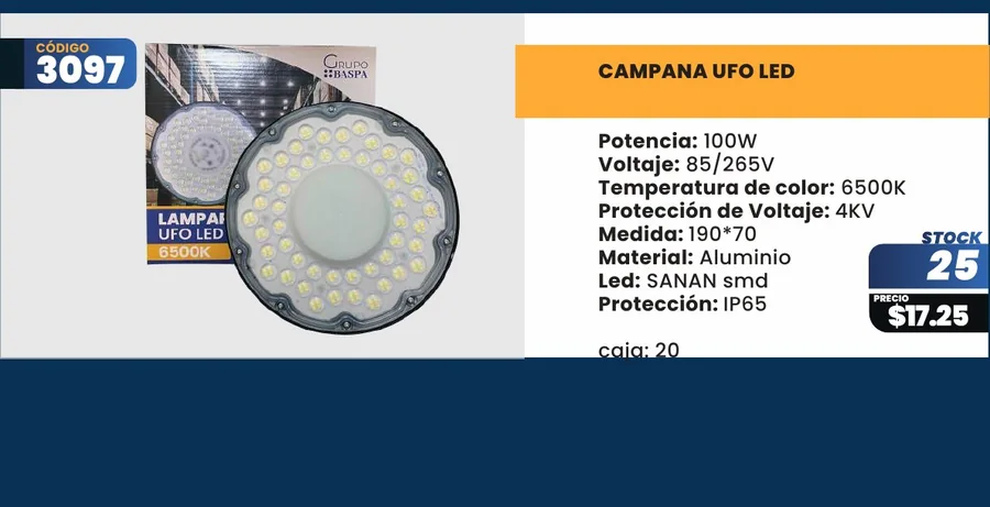 CAMPANA UFO LED - 3097