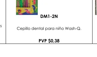Cepillo Dental para Niño Wash-q. - DM1-2N