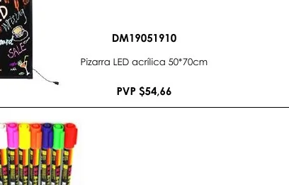 Pizarra LED Acrílica 50*70CM - DM19051910