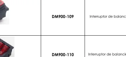 Interruptor de Balancin - DM900-109
