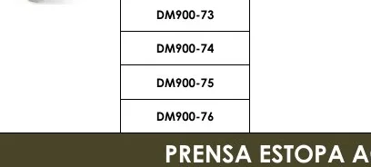 PRENSA ESTOPA ACERO - DM900-74