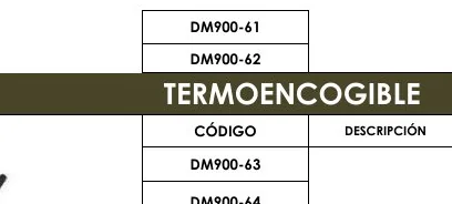 CÓDIGO Descripción - DM900-62