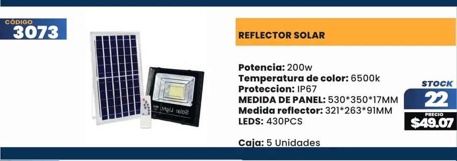 Reflector SOLAR - 3073