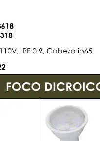 FOCO DICROICO - CR3618