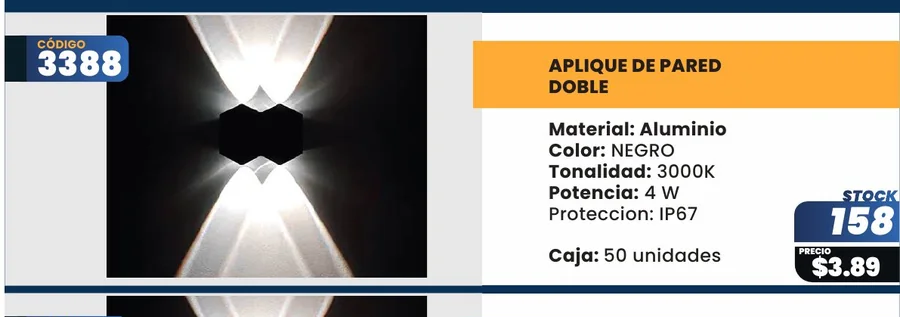 APLIQUE DE PARED - 3388