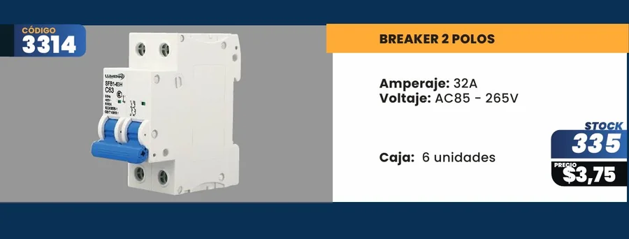 BREAKER 2 POLOS - 3314