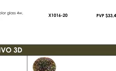 Multicolor Glass 4W, - X1016-20