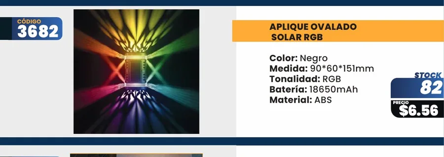 APLIQUE OVALADO - 3682