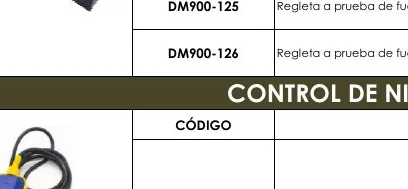 DM900-125 Regleta A Prueba de Fuego - DM900-126