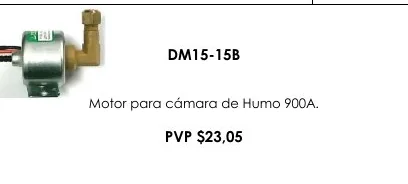 Motor para Cámara de Humo 900A. - DM15-15B