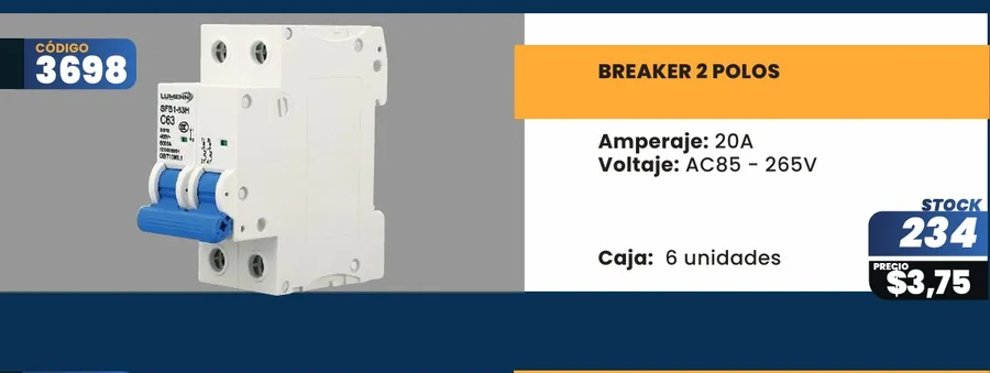BREAKER 2 POLOS - 3698