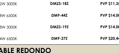 12W 3000K DM23-18Z - DM9-44Z