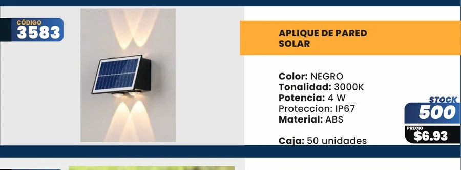 APLIQUE DE PARED - 3583