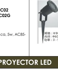 Estaca, 5W, AC85- - BT-DC02G