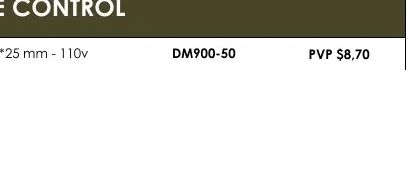 DE CONTROL - DM900-50