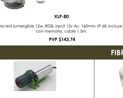 Luminaria Led Sumergible 12W, RGB, Input 12V Ac, 160MM, IP 68, Incluye - XLP-80