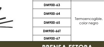 DM900-65 Color Negro - DM900-64