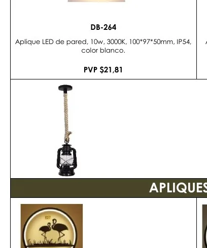 Aplique LED de Pared, 10W, 3000K, 100*97*50MM, IP54, Aplique - DB-264