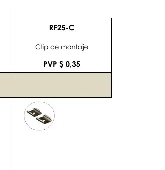 Clip de Montaje - RF25-C