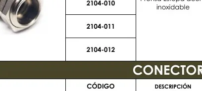 CONECTOR - 2104-011
