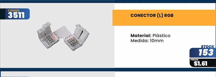 CONECTOR (L) RGB - 3511
