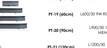 PT-18 (30CM) L300/30 6W RGB - PT-19