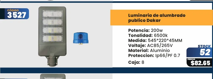 Luminaria de Alumbrado - 3527